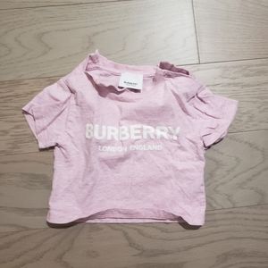 Burberry baby top 6 months